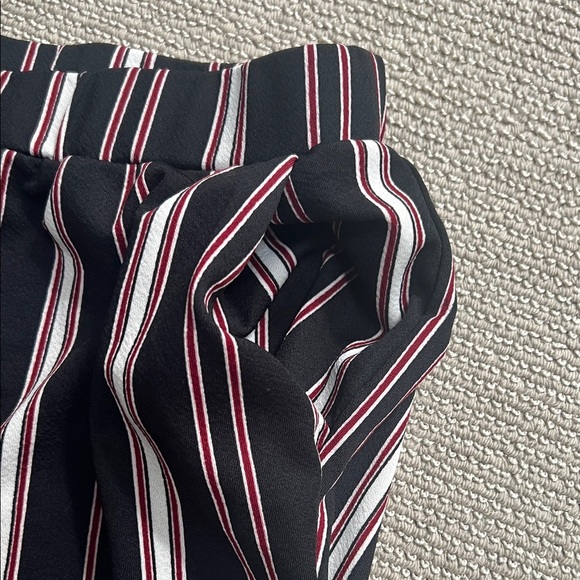 SHEIN Black and Pink Striped Straight Leg Pants - Picture 5 of 7